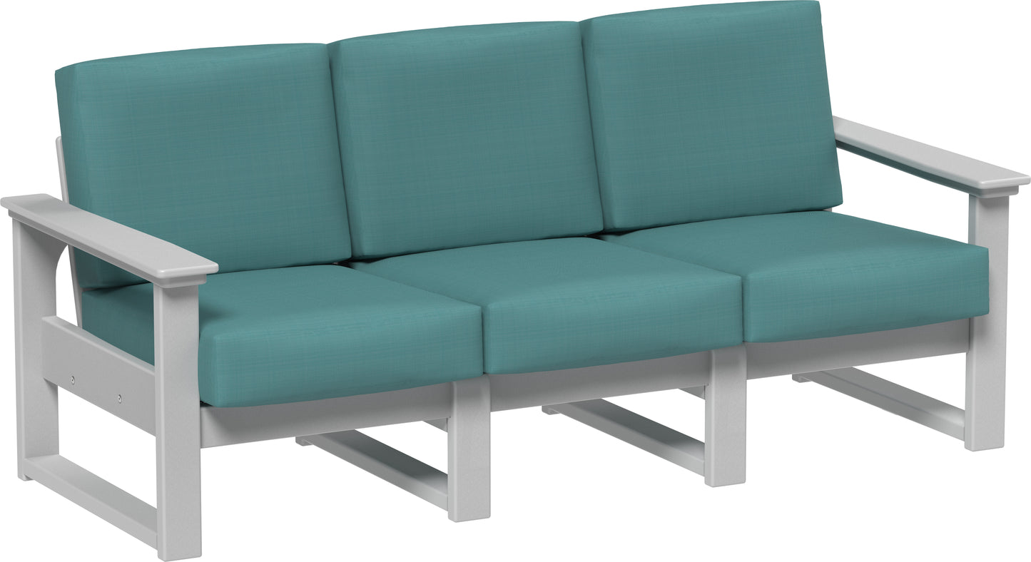 LuxCraft Recycled Plastic Lanai Deep Seating Sofa - LEAD TIME TO SHIP 3 TO 4 WEEKS