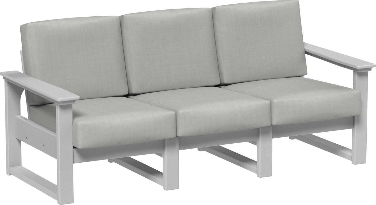 LuxCraft Recycled Plastic Lanai Deep Seating Sofa - LEAD TIME TO SHIP 3 TO 4 WEEKS