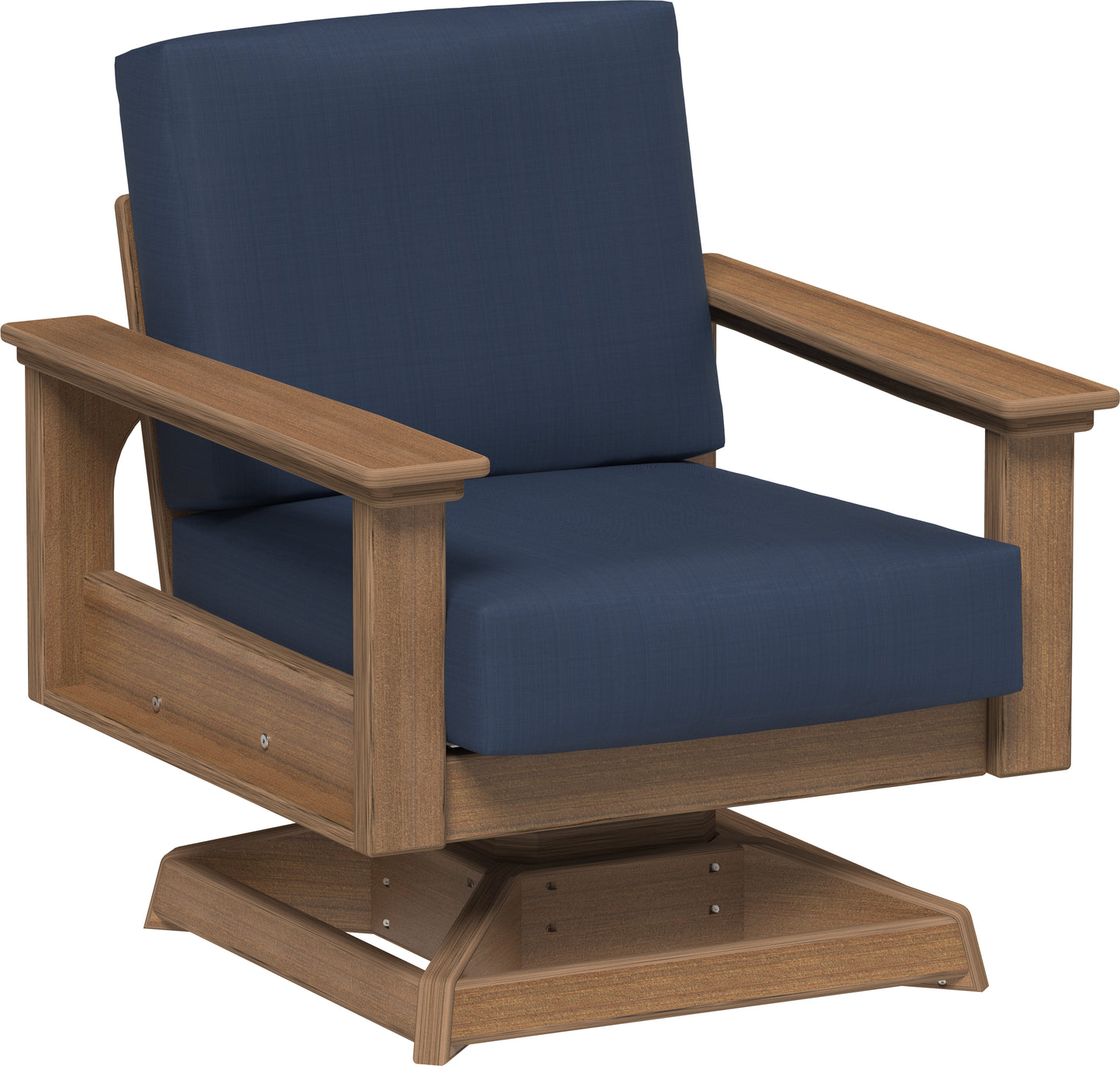 LuxCraft Recycled PlasticLanai Deep Seating  Swivel Rocker - LEAD TIME TO SHIP 3 TO 4 WEEKS