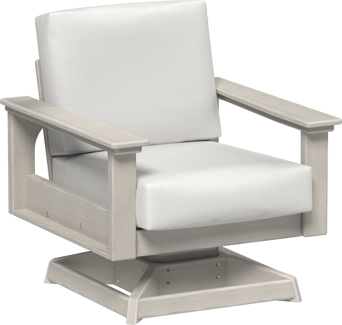 LuxCraft Recycled PlasticLanai Deep Seating  Swivel Rocker - LEAD TIME TO SHIP 3 TO 4 WEEKS