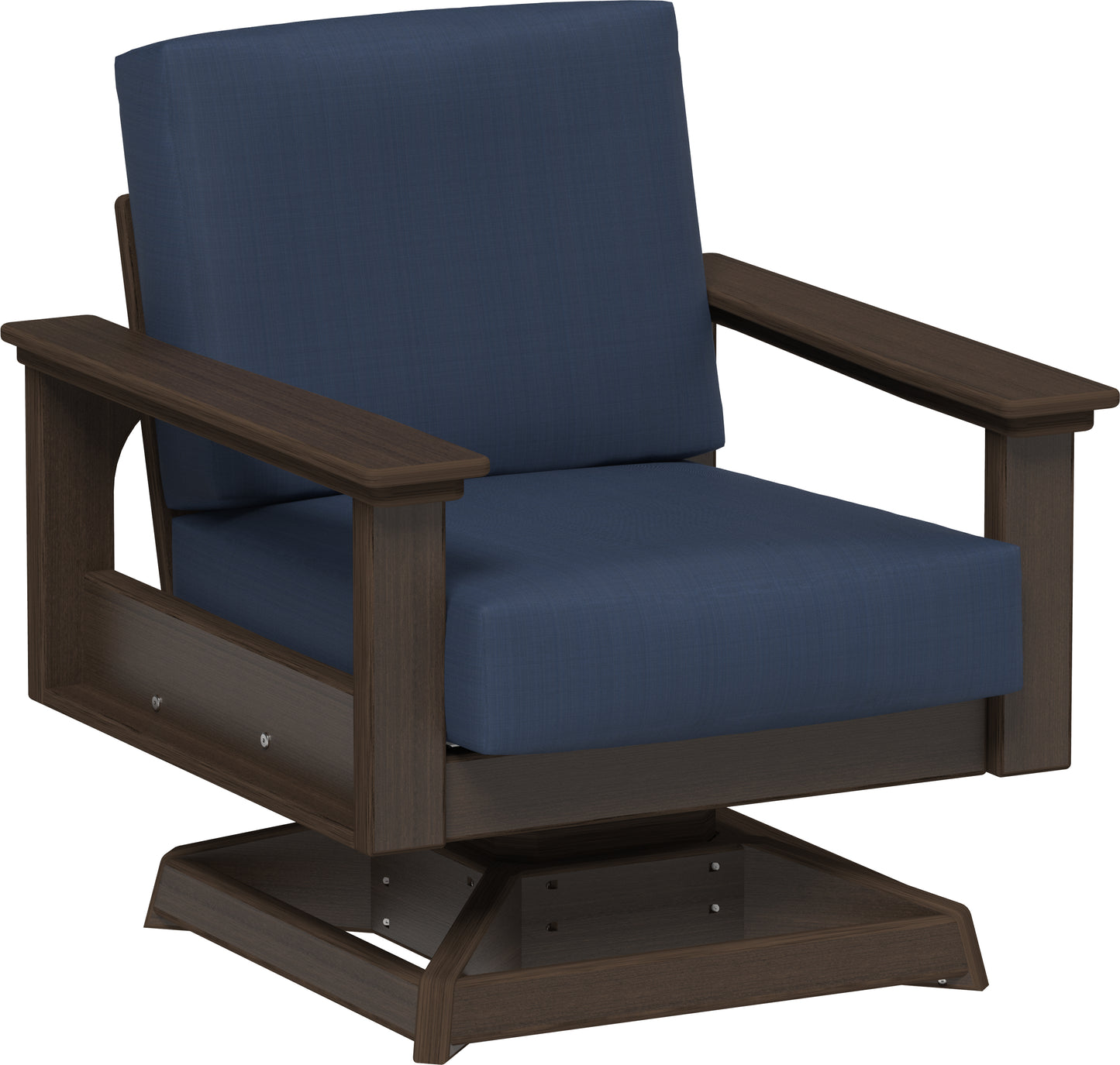 LuxCraft Recycled PlasticLanai Deep Seating  Swivel Rocker - LEAD TIME TO SHIP 3 TO 4 WEEKS