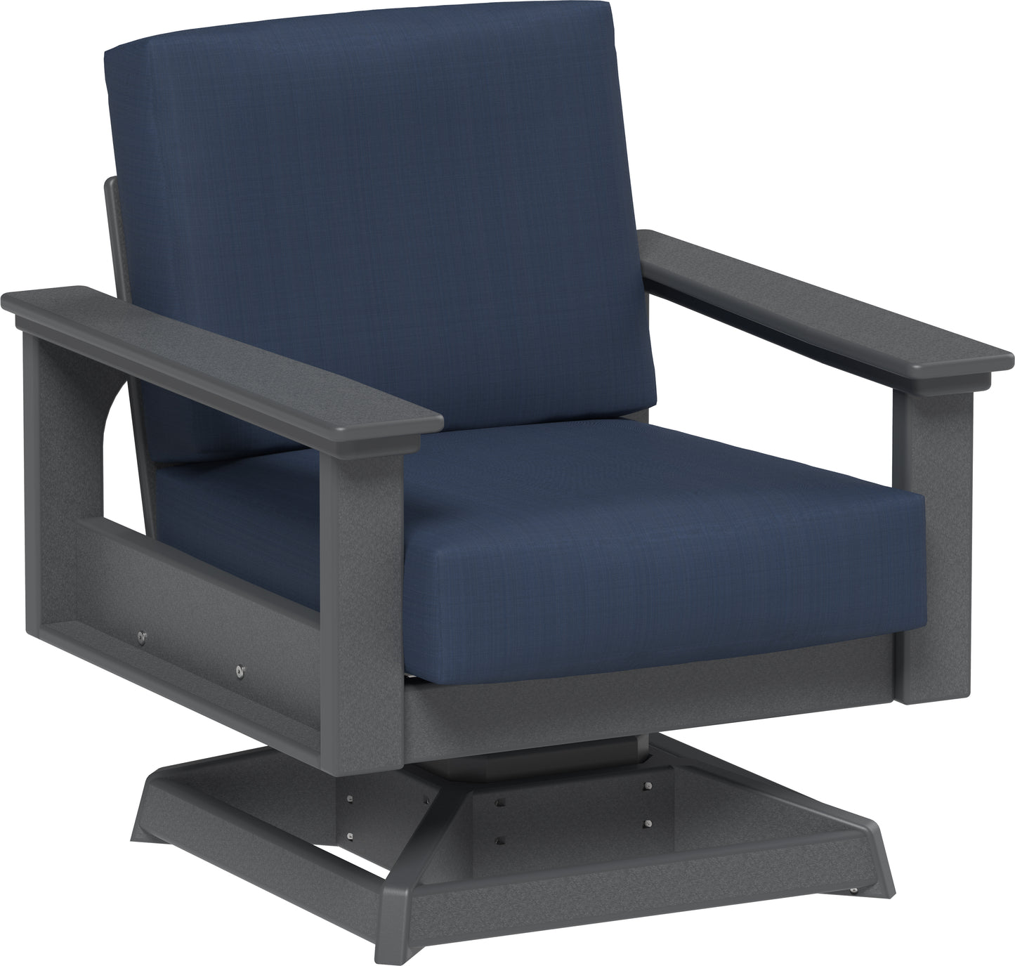 LuxCraft Recycled PlasticLanai Deep Seating  Swivel Rocker - LEAD TIME TO SHIP 3 TO 4 WEEKS