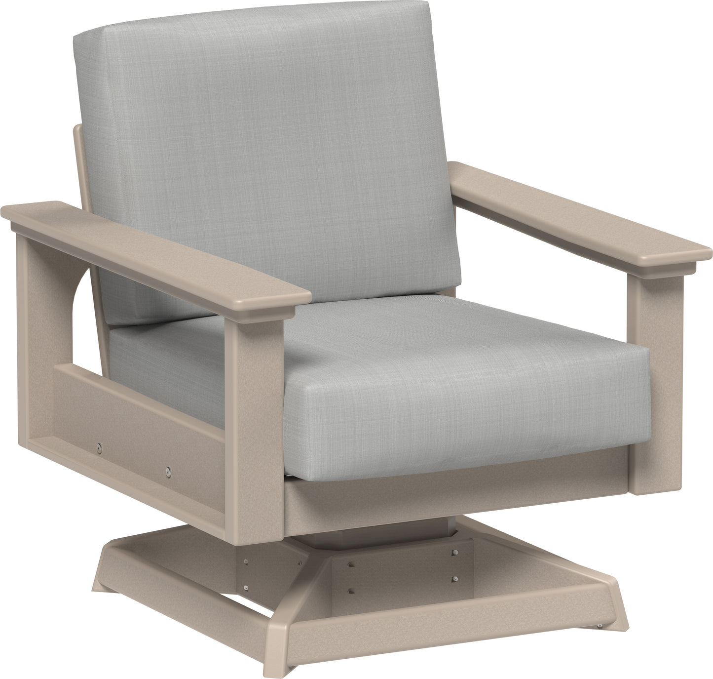 LuxCraft Recycled PlasticLanai Deep Seating  Swivel Rocker - LEAD TIME TO SHIP 3 TO 4 WEEKS