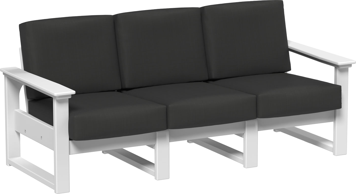 LuxCraft Recycled Plastic Lanai Deep Seating Sofa - LEAD TIME TO SHIP 3 TO 4 WEEKS
