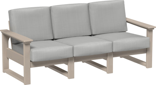 LuxCraft Recycled Plastic Lanai Deep Seating Sofa - LEAD TIME TO SHIP 3 TO 4 WEEKS