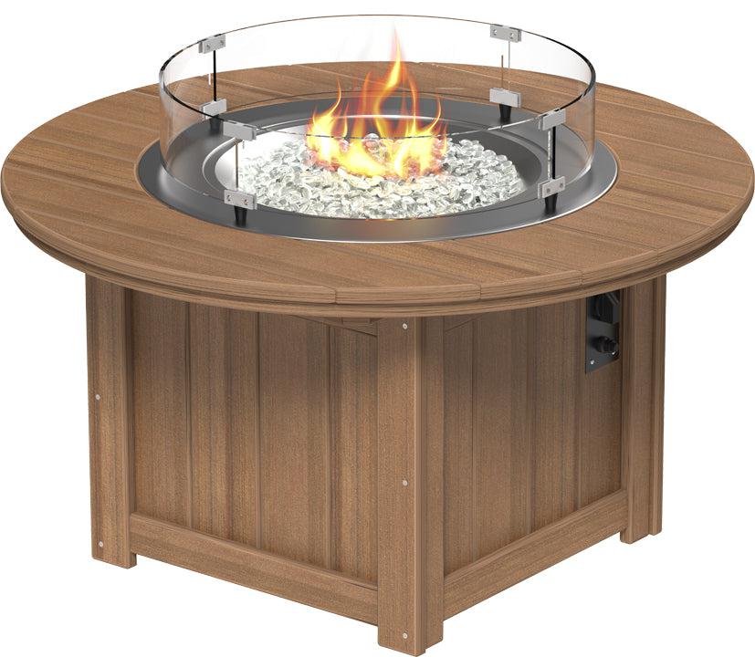 LuxCraft Recycled Plastic Lumin 46" Round Fire Pit - LEAD TIME TO SHIP 3 TO 4 WEEKS