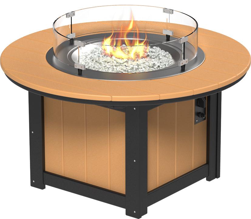 LuxCraft Recycled Plastic Lumin 46" Round Fire Pit - LEAD TIME TO SHIP 3 TO 4 WEEKS