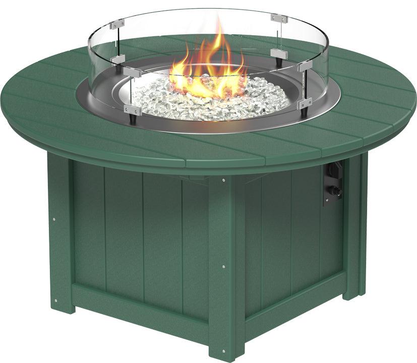 LuxCraft Recycled Plastic Lumin 46" Round Fire Pit - LEAD TIME TO SHIP 3 TO 4 WEEKS