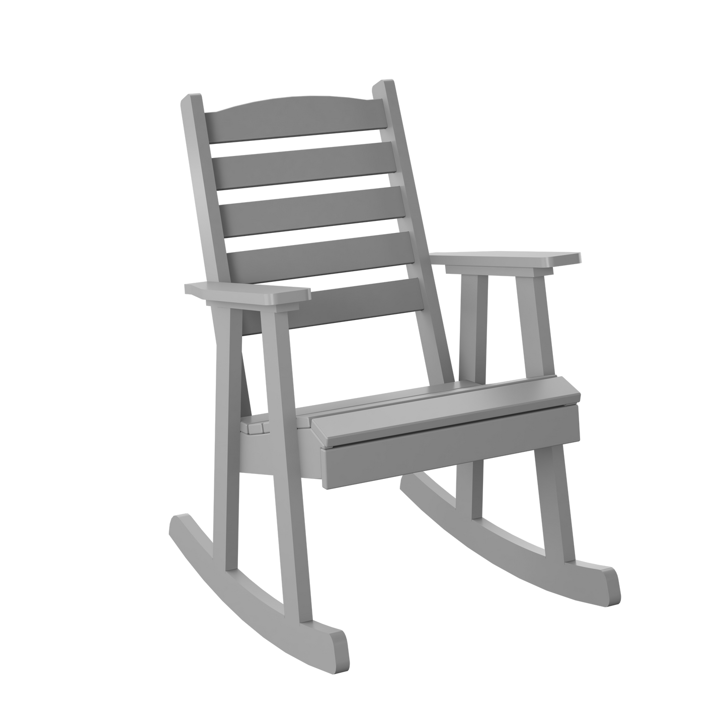 Polybird P77 Slat Back Rocking Chair - LEAD TIME TO SHIP 5 BUSINESS DAYS OR LESS