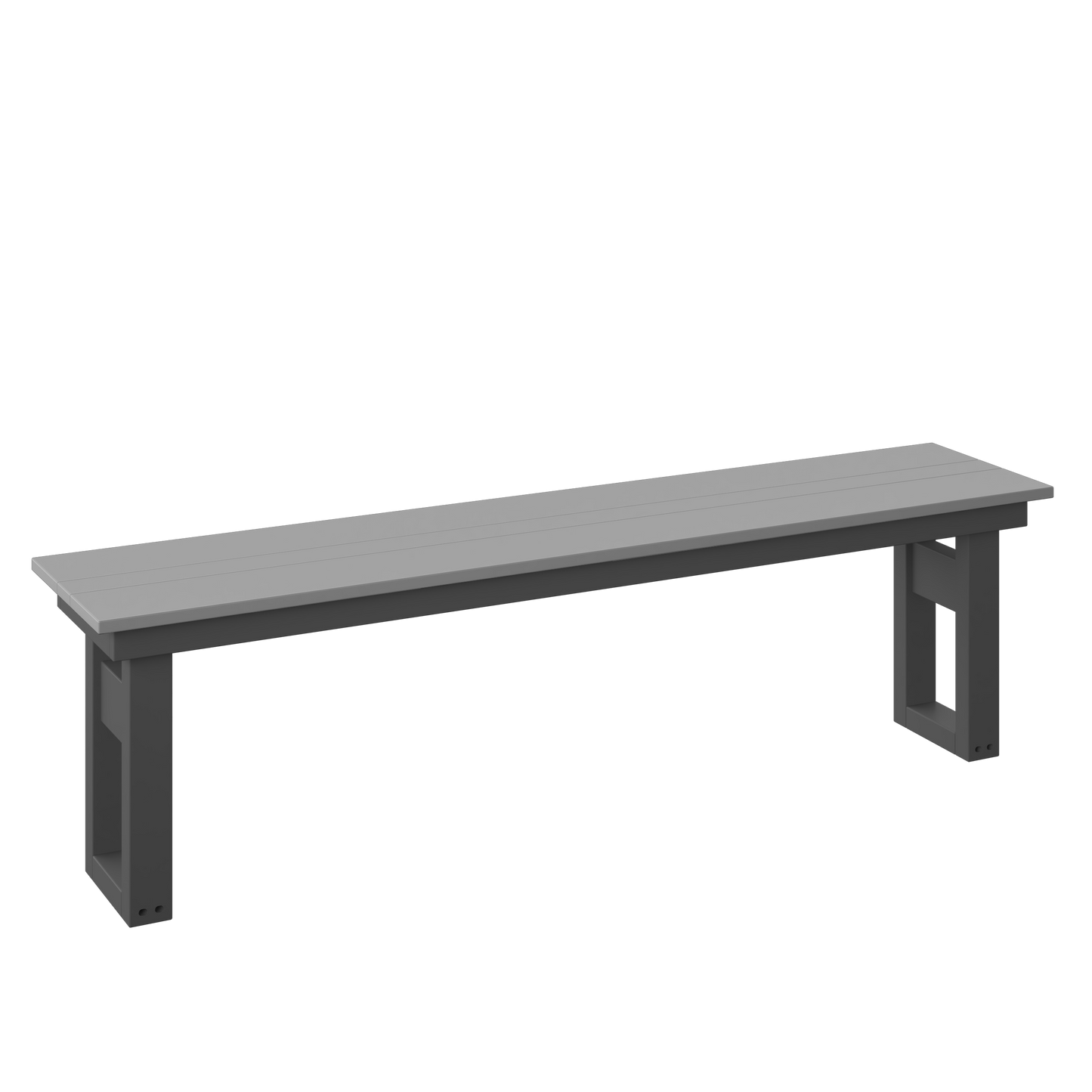 Polybird P130-R Modern 64" Dining Bench (DINING HEIGHT) - LEAD TIME TO SHIP 7 BUSINESS DAYS OR LESS