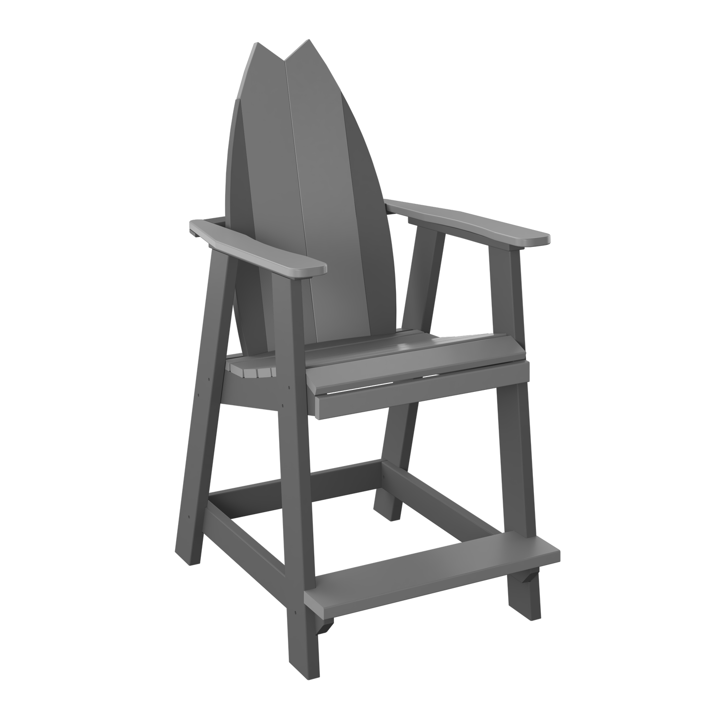 Polybird P82 Surfboard-Tail Balcony Chair (COUNTER HEIGHT) - LEAD TIME TO SHIP 5 BUSINESS DAYS OR LESS