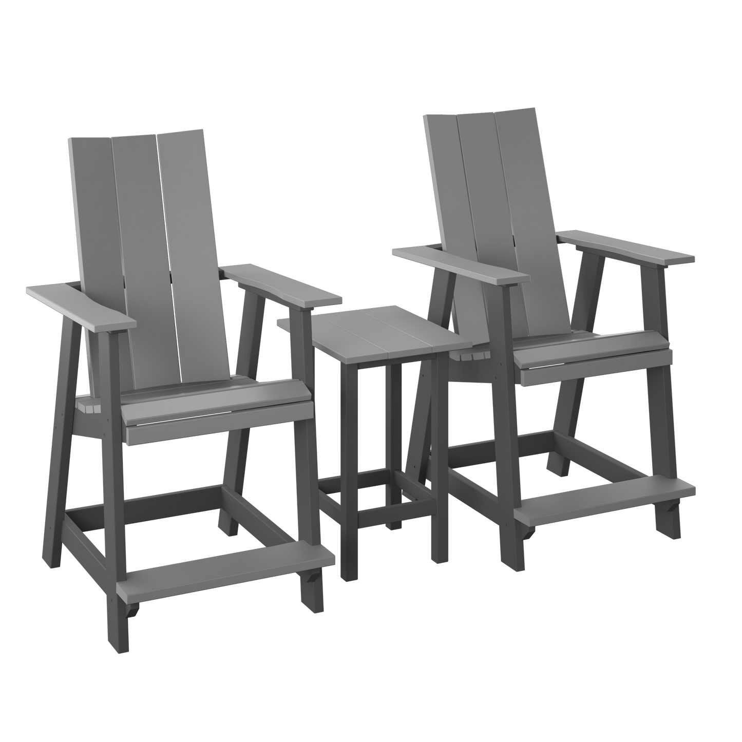 Polybird P67 Modern Balcony Set (COUNTER HEIGHT) - LEAD TIME TO SHIP 7 BUSINESS DAYS OR LESS