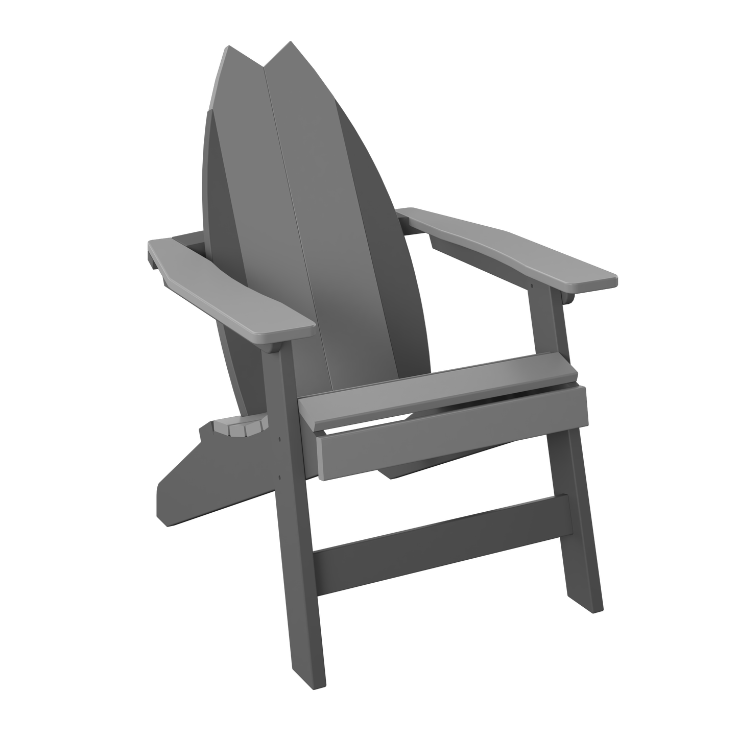 Polybird P80 Surfboard-Tail Adirondack Chair - LEAD TIME TO SHIP 5 BUSINESS DAYS OR LESS