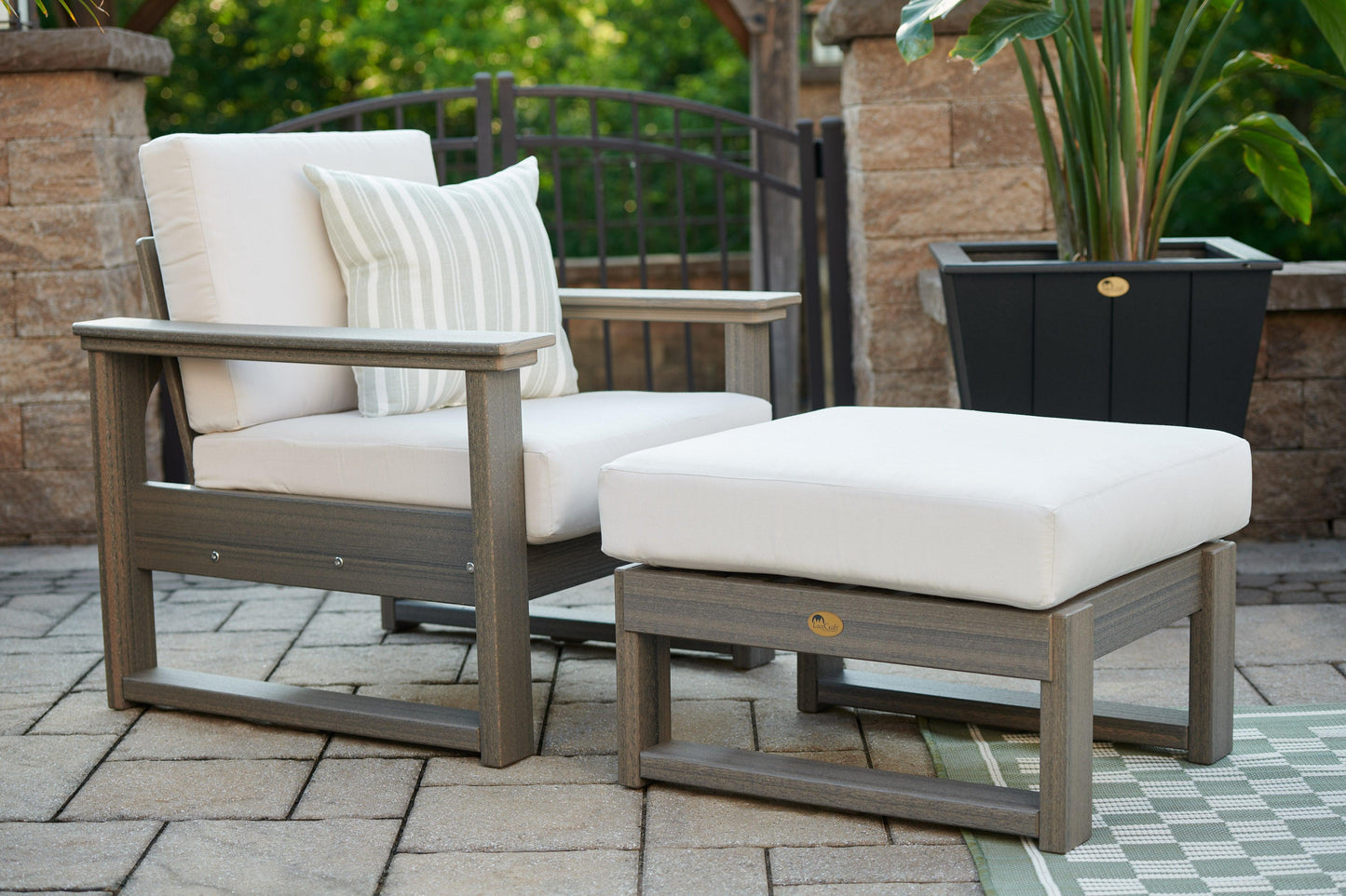 LuxCraft Recycled Plastic Lanai Deep Seating Chair - LEAD TIME TO SHIP 3 TO 4 WEEKS