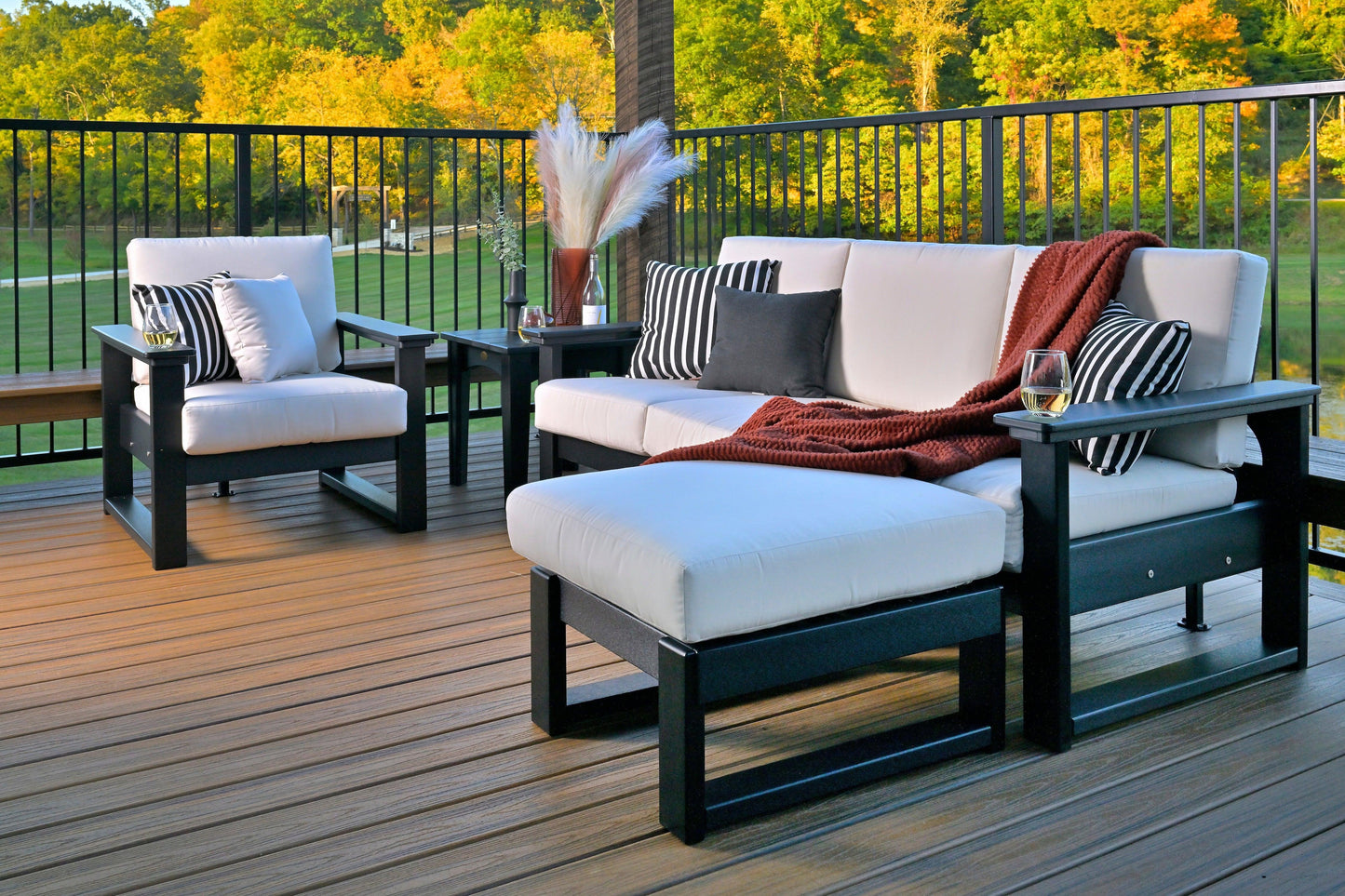 LuxCraft Recycled Plastic Lanai Deep Seating Chair - LEAD TIME TO SHIP 3 TO 4 WEEKS