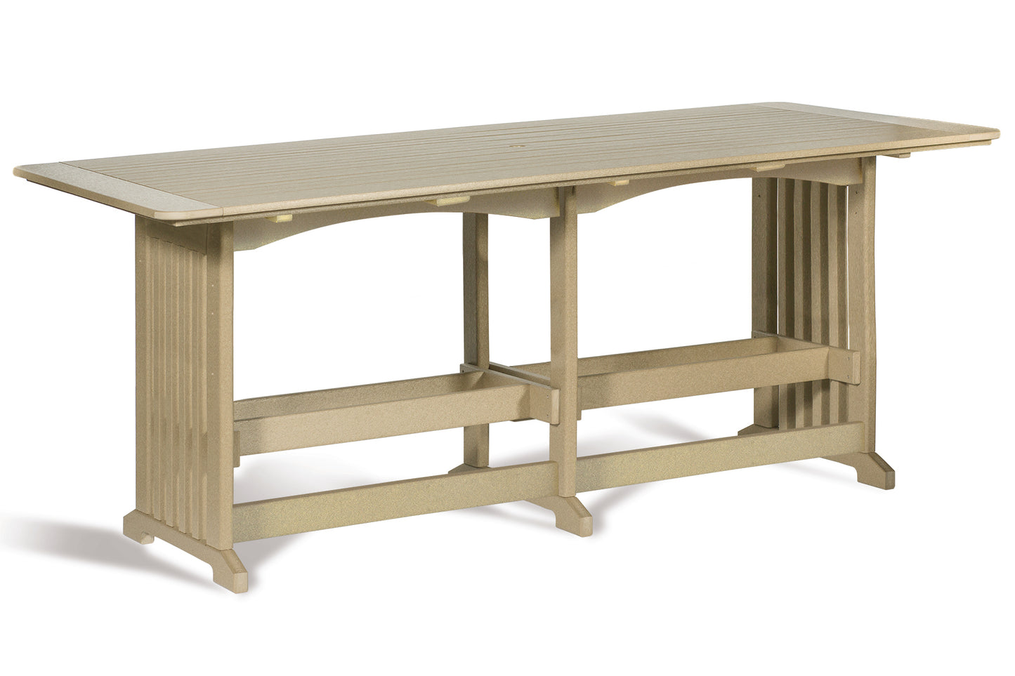 Leisure Lawns Amish Made 96" English Garden  Recycled Table Model #896C (Counter Height)- LEAD TIME TO SHIP 8 WEEKS OR LESS