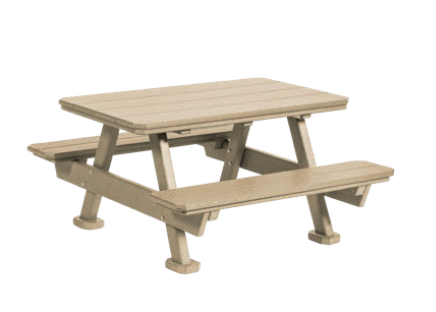 Leisure Lawns Amish Made Recycled Plastic Kid’s Picnic Table Model #873 - LEAD TIME TO SHIP 6 WEEKS OR LESS