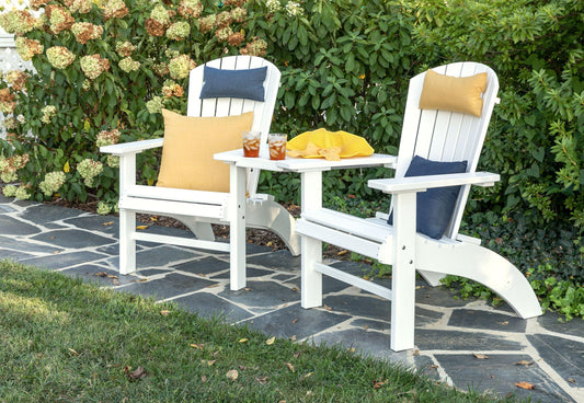 Leisure Lawns Amish Made Recycled Plastic Settee (Fan-Back) Model #362 - LEAD TIME TO SHIP 4 WEEKS