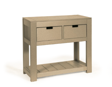 Leisure Lawns Amish Made Sofa Table 2 Drawer Model #182 - LEAD TIME TO SHIP 4 WEEKS