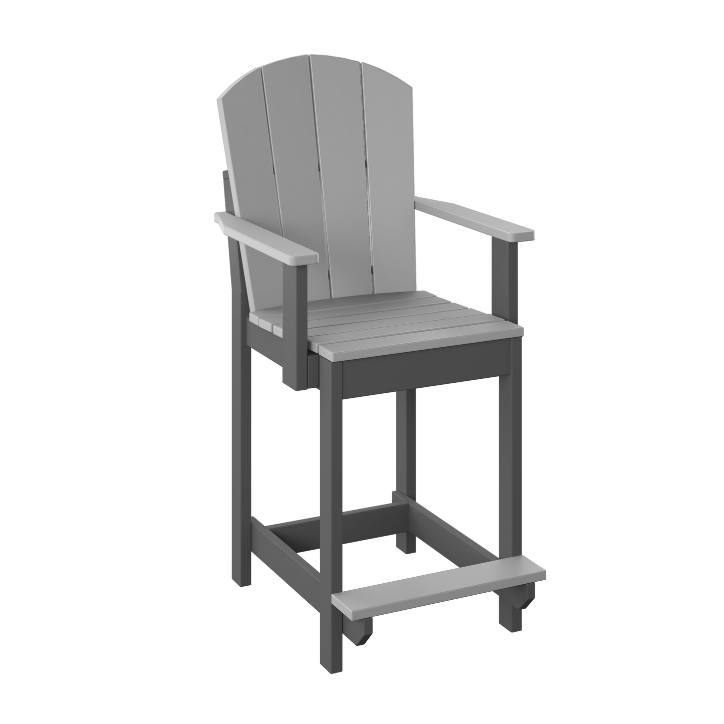 Polybird P8-C Fanback Counter Dining Chair (COUNTER HEIGHT) - LEAD TIME TO SHIP 5 BUSINESS DAYS OR LESS