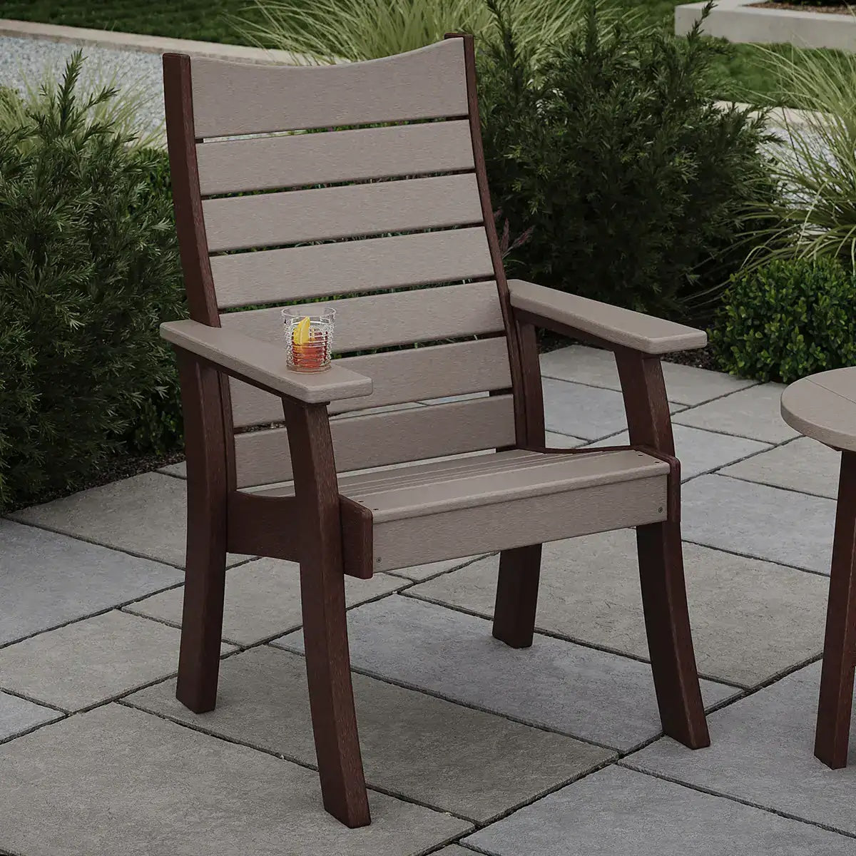 LuxCraft Recycled Plastic 2' Contour Bench - LEAD TIME TO SHIP 7 BUSINESS DAYS OR LESS