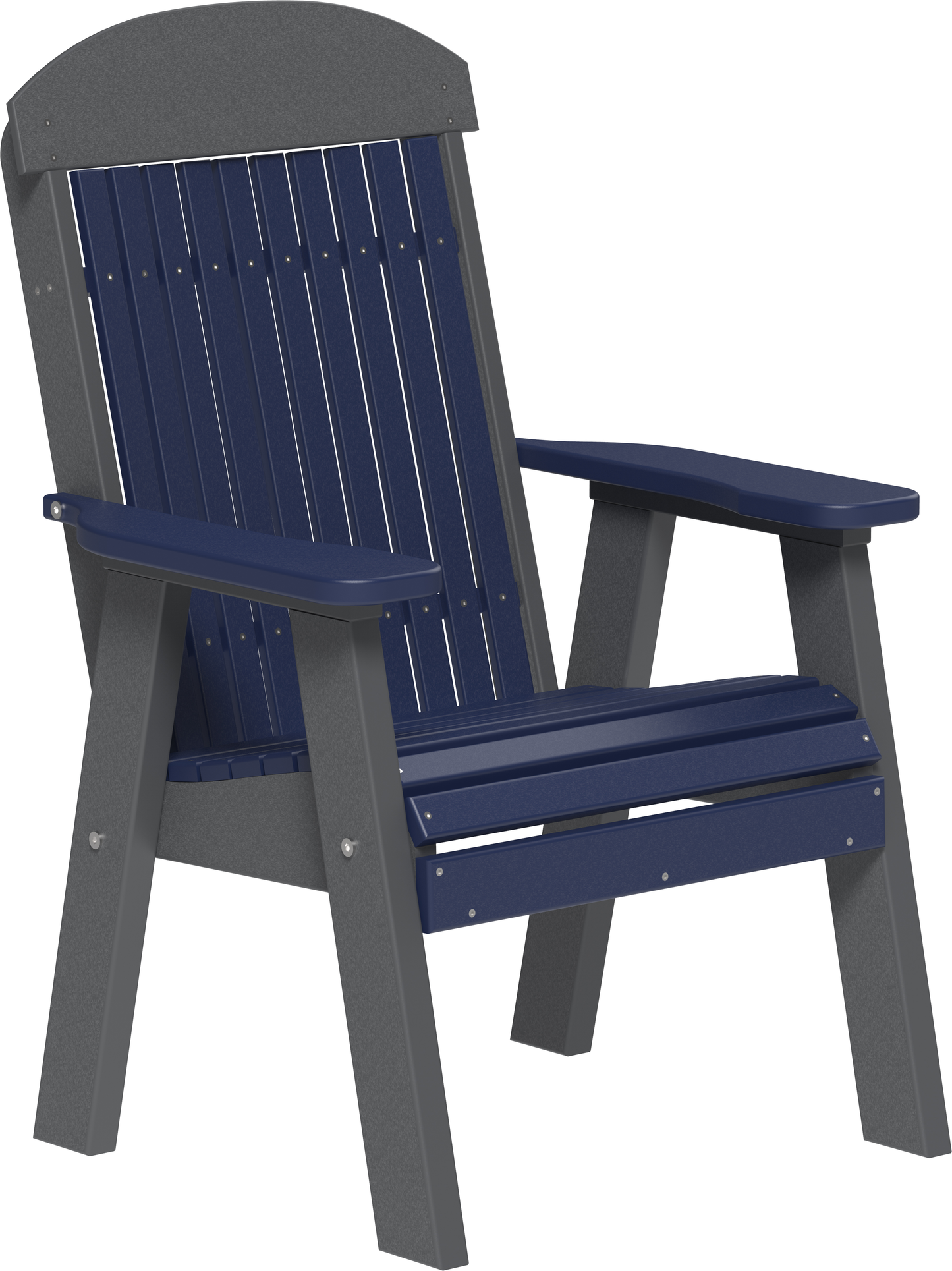 LuxCraft Classic Highback Recycled Plastic 2ft Chair  - LEAD TIME TO SHIP 7 BUSINESS DAYS OR LESS