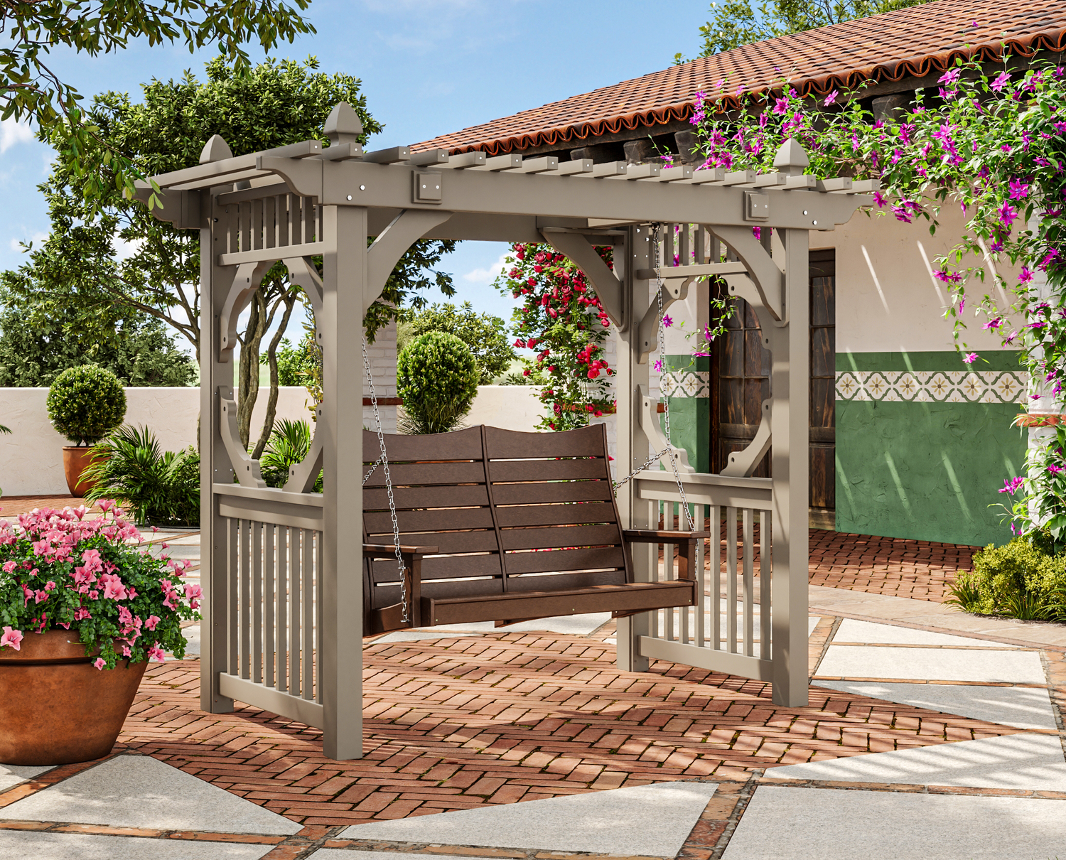 American Made Porch Swing Stands