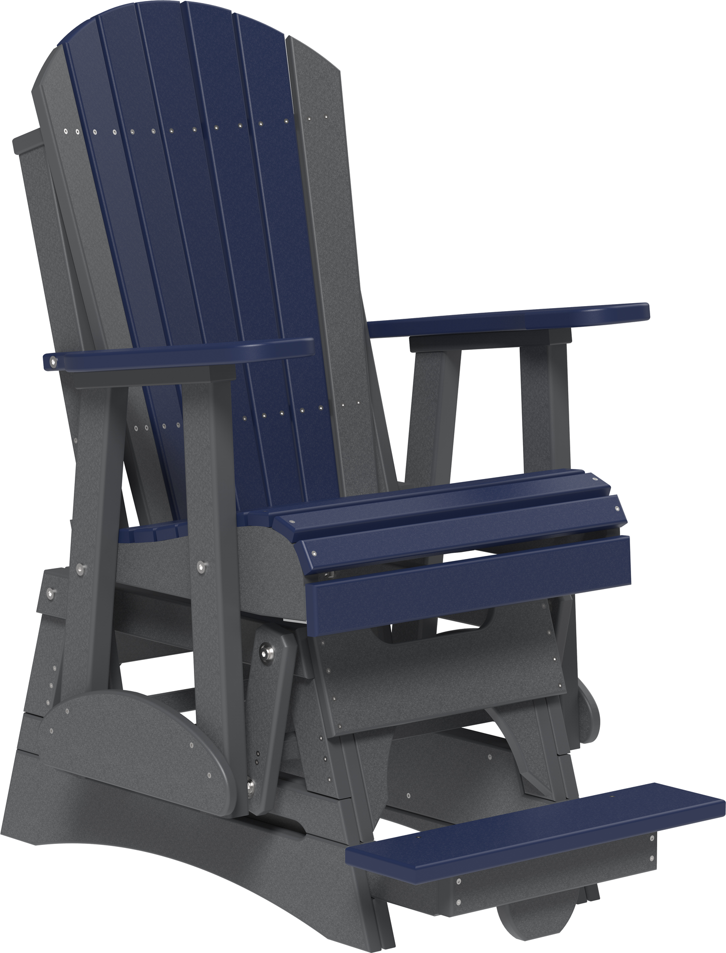 LuxCraft Recycled Plastic Counter Height  2' Adirondack Counter Height Balcony Glider  - LEAD TIME TO SHIP 7 BUSINESS DAYS OR LESS