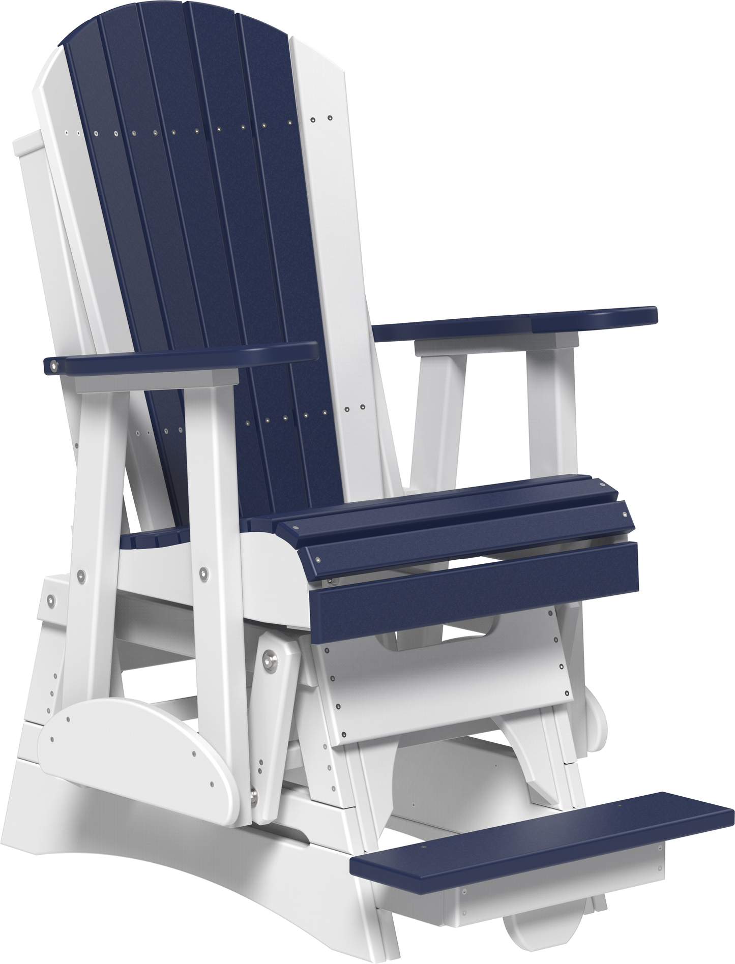 LuxCraft Recycled Plastic Counter Height  2' Adirondack Counter Height Balcony Glider  - LEAD TIME TO SHIP 7 BUSINESS DAYS OR LESS