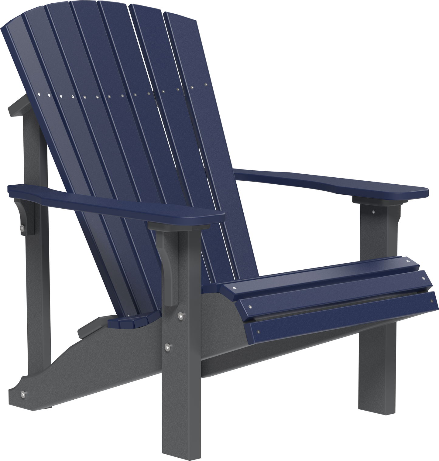 LuxCraft Recycled Plastic Deluxe Adirondack Chair  - LEAD TIME TO SHIP 7 BUSINESS DAYS OR LESS