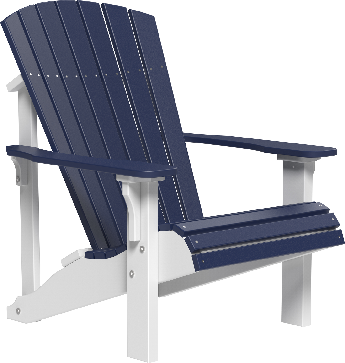 LuxCraft Recycled Plastic Deluxe Adirondack Chair  - LEAD TIME TO SHIP 7 BUSINESS DAYS OR LESS