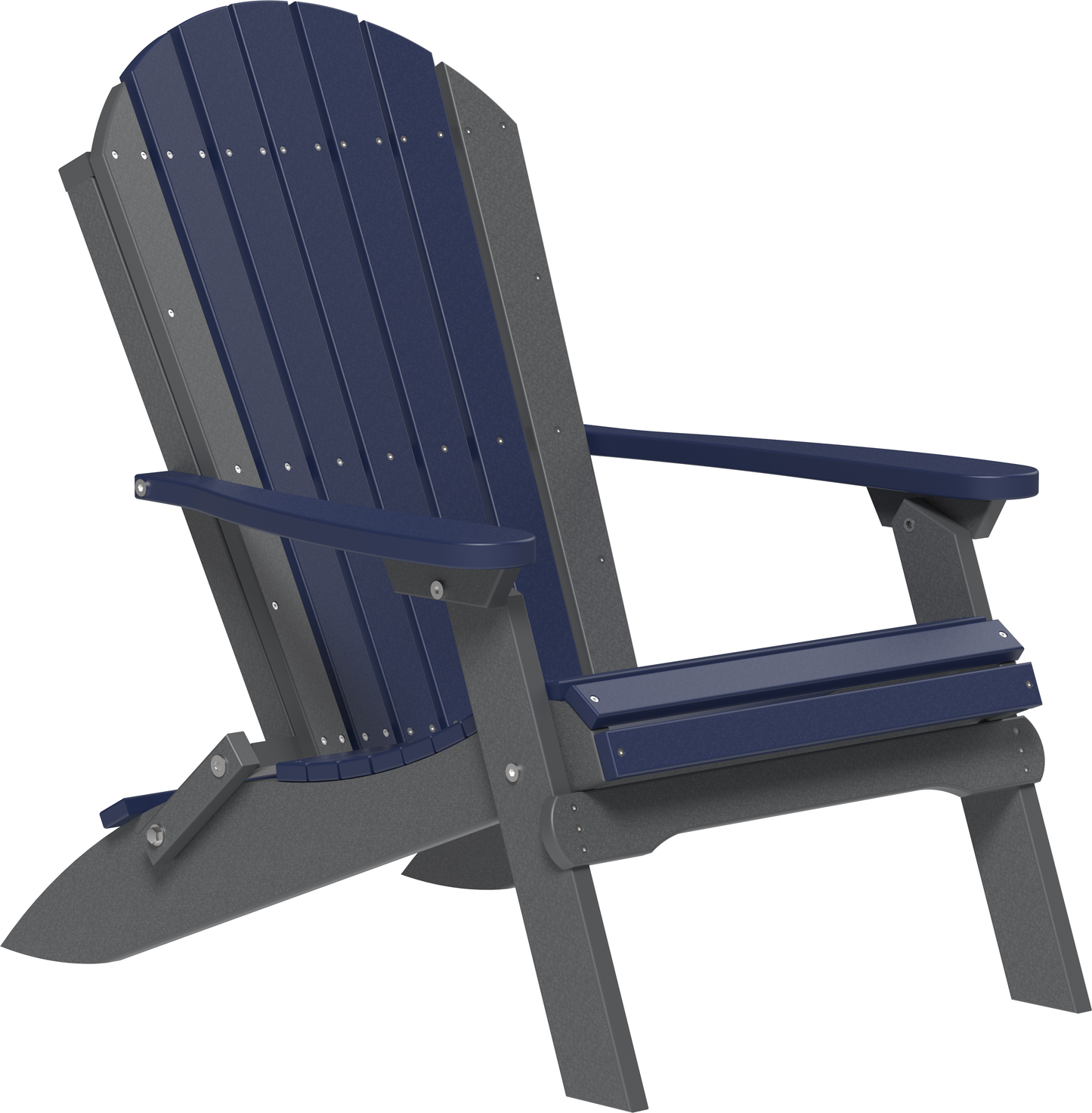 LuxCraft Recycled Plastic Folding Adirondack Chair  - LEAD TIME TO SHIP 7 BUSINESS DAYS OR LESS