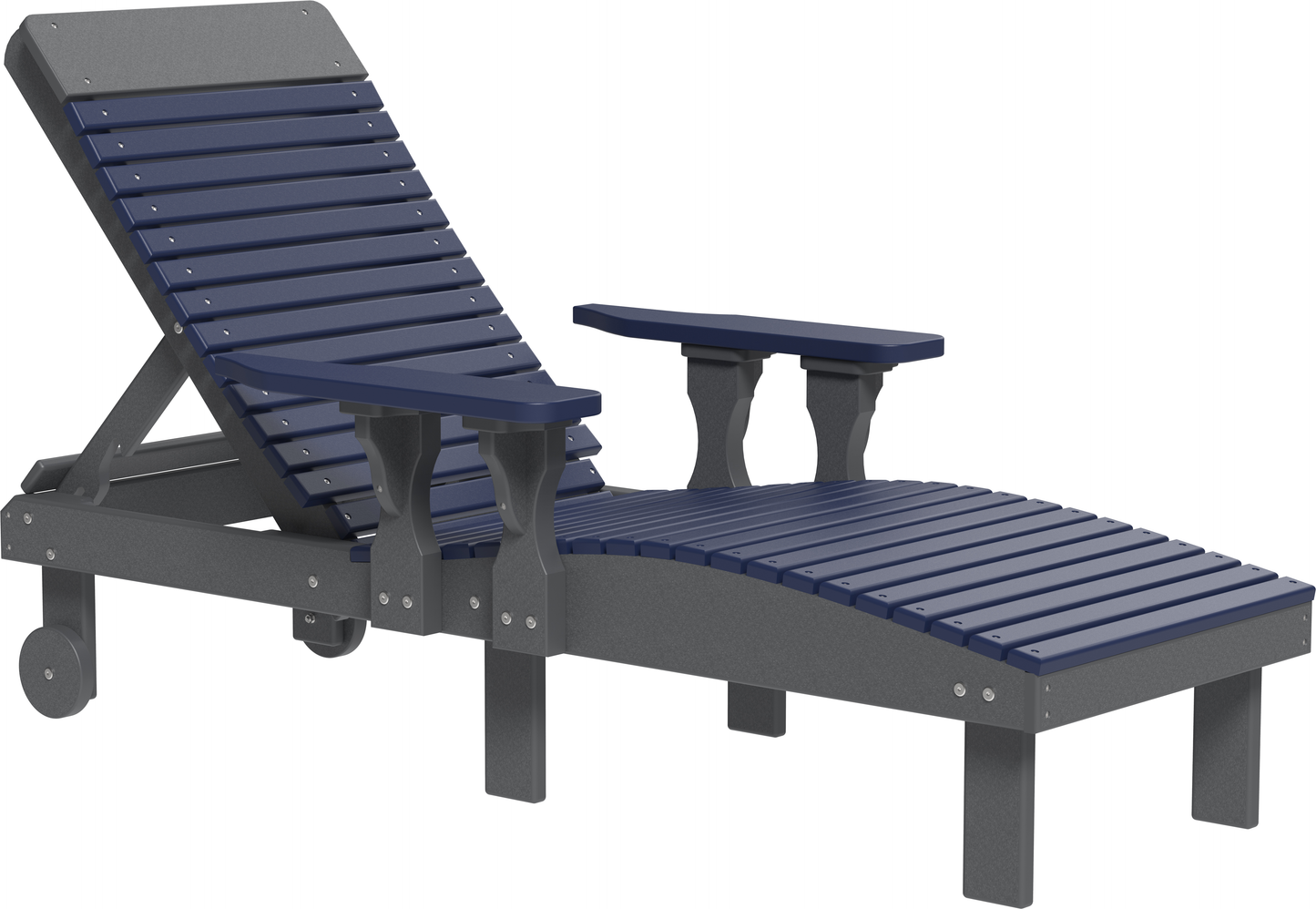 LuxCraft Recycled Plastic Lounge Chair  - LEAD TIME TO SHIP 7 BUSINESS DAYS OR LESS
