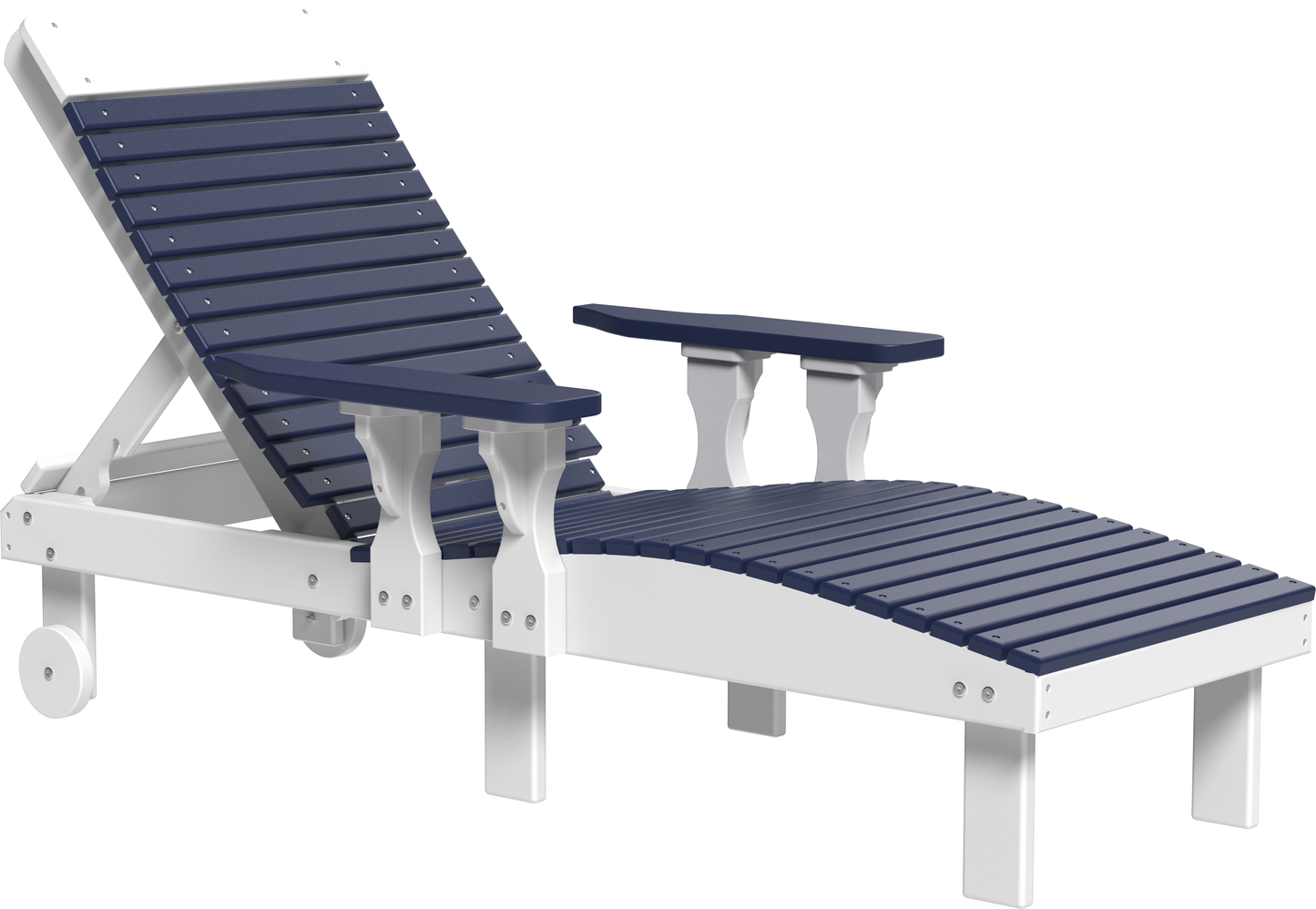 LuxCraft Recycled Plastic Lounge Chair  - LEAD TIME TO SHIP 7 BUSINESS DAYS OR LESS