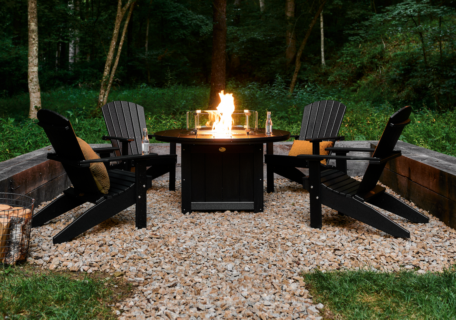 American Made Recycled Plastic Fire Tables