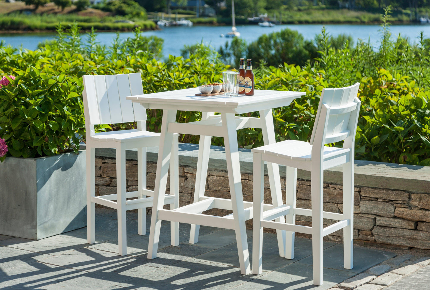 Seaside Casual Recycled Plastic MAD Bar Side Chair (BAR HEIGHT) - LEAD TIME TO SHIP 2 TO 4 WEEKS