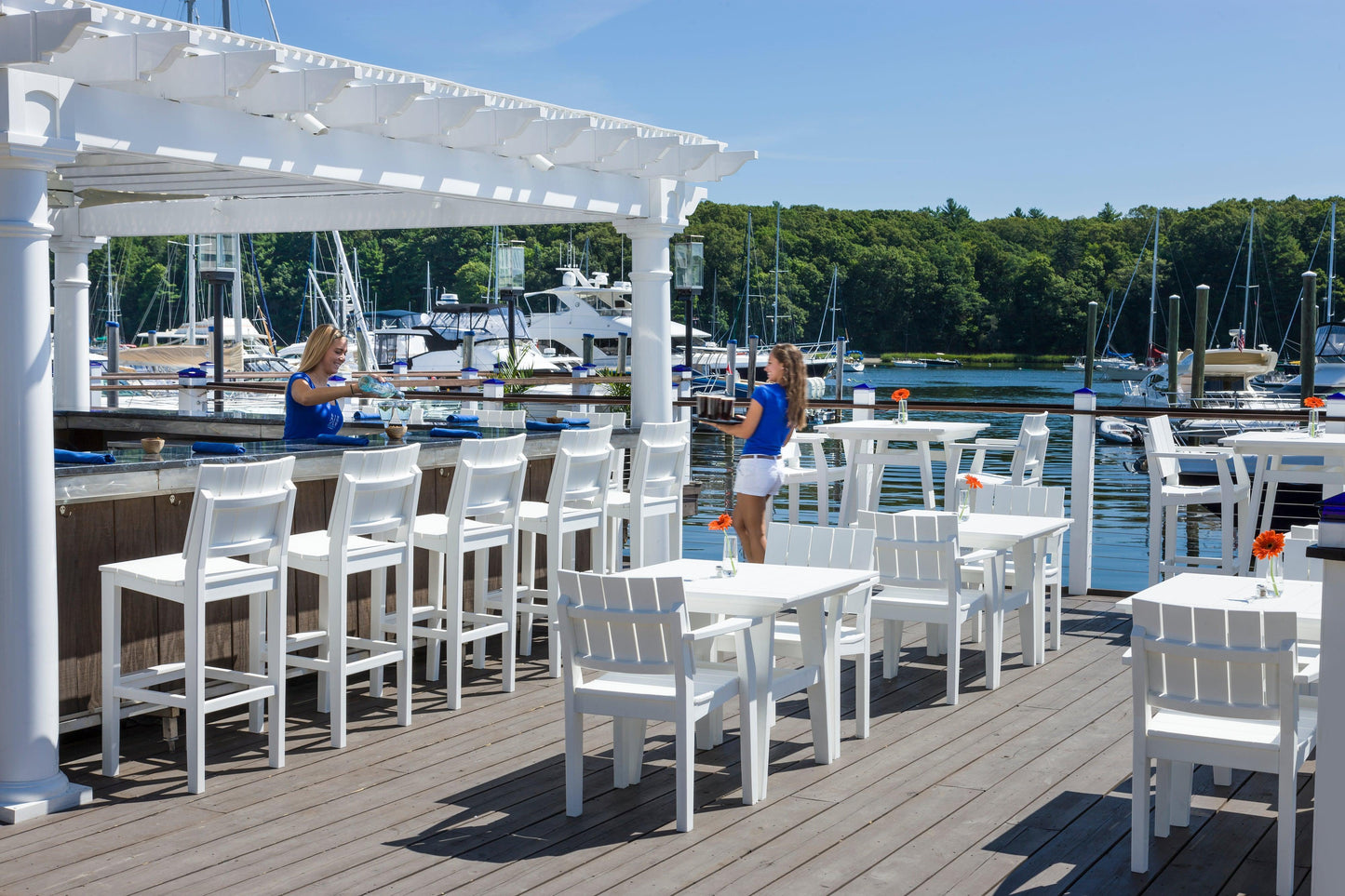 Seaside Casual Recycled Plastic MAD Bar Side Chair (BAR HEIGHT) - LEAD TIME TO SHIP 2 TO 4 WEEKS
