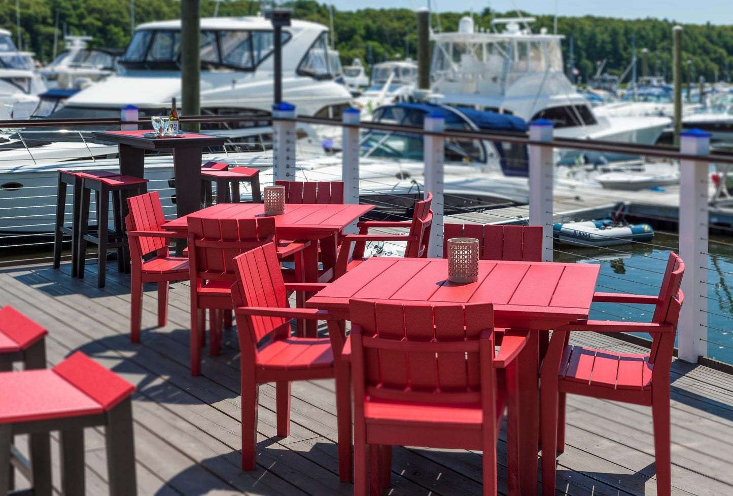Seaside Casual Recycled Plastic MAD Dining Arm Chair - LEAD TIME TO SHIP 2 TO 4 WEEKS