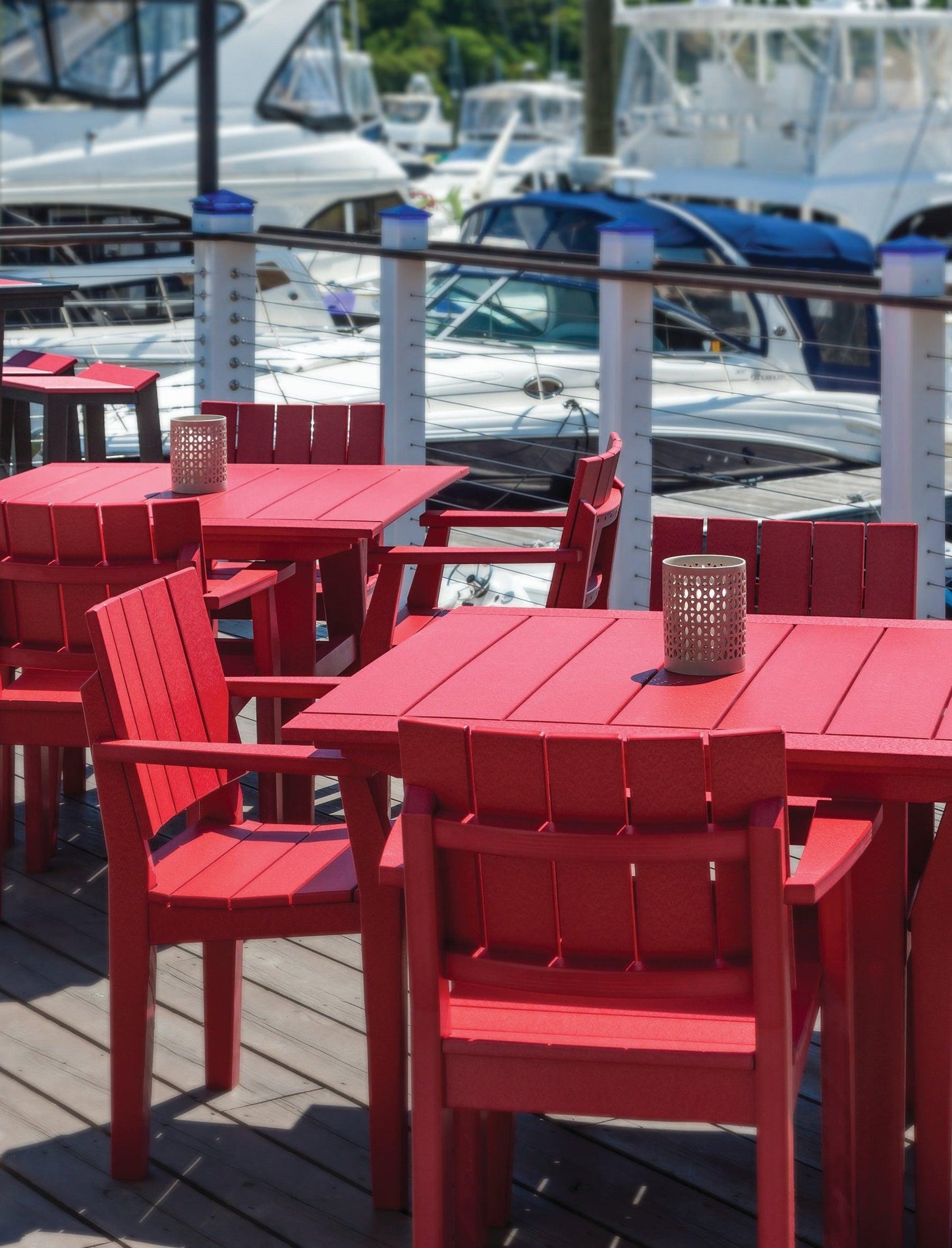 Seaside Casual Recycled Plastic MAD Dining Table 40" x 40"- LEAD TIME TO SHIP 2 TO 4 WEEKS