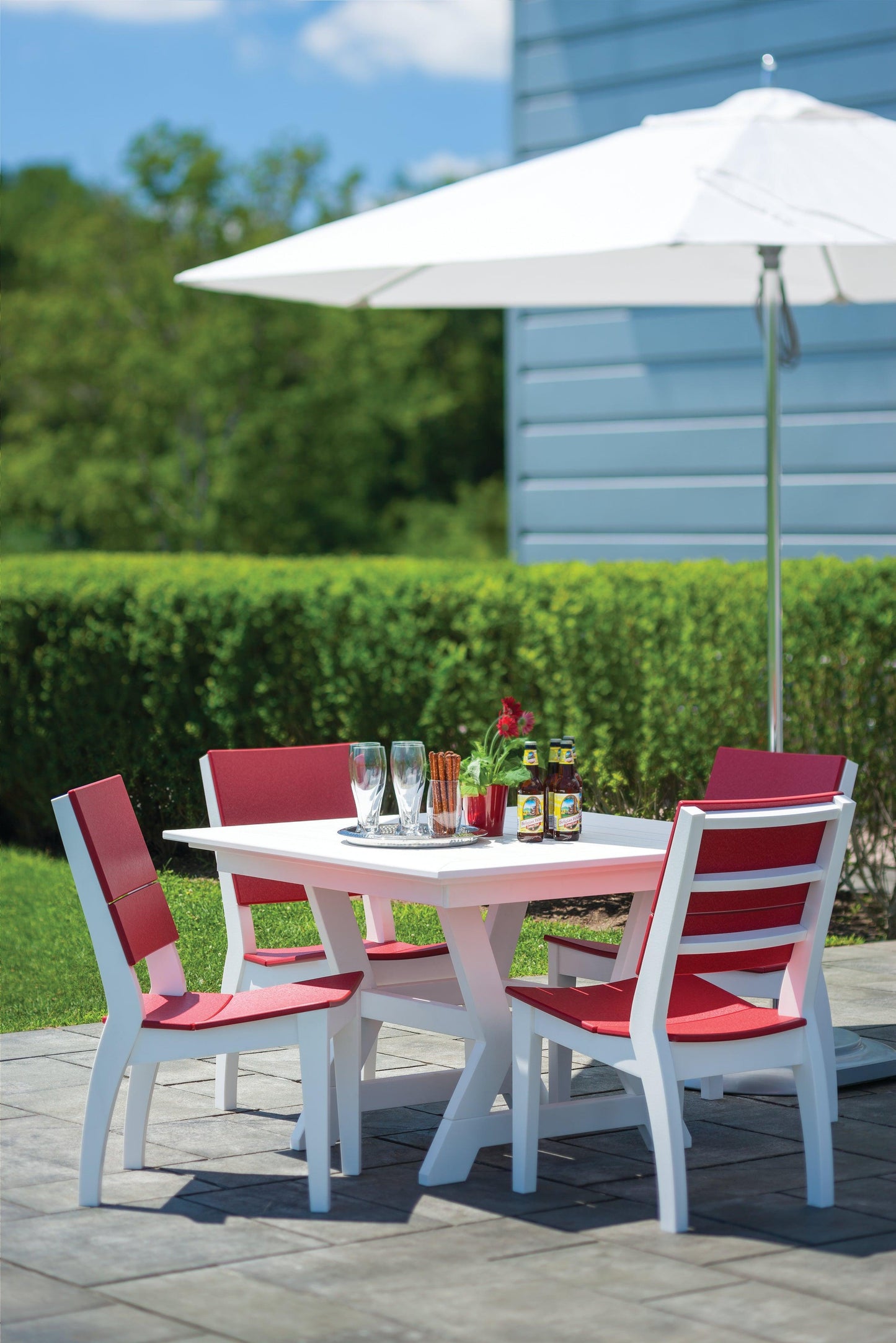 Seaside Casual Recycled Plastic SYM Dining Table 44" x 44" - LEAD TIME TO SHIP 4 TO 6 WEEKS