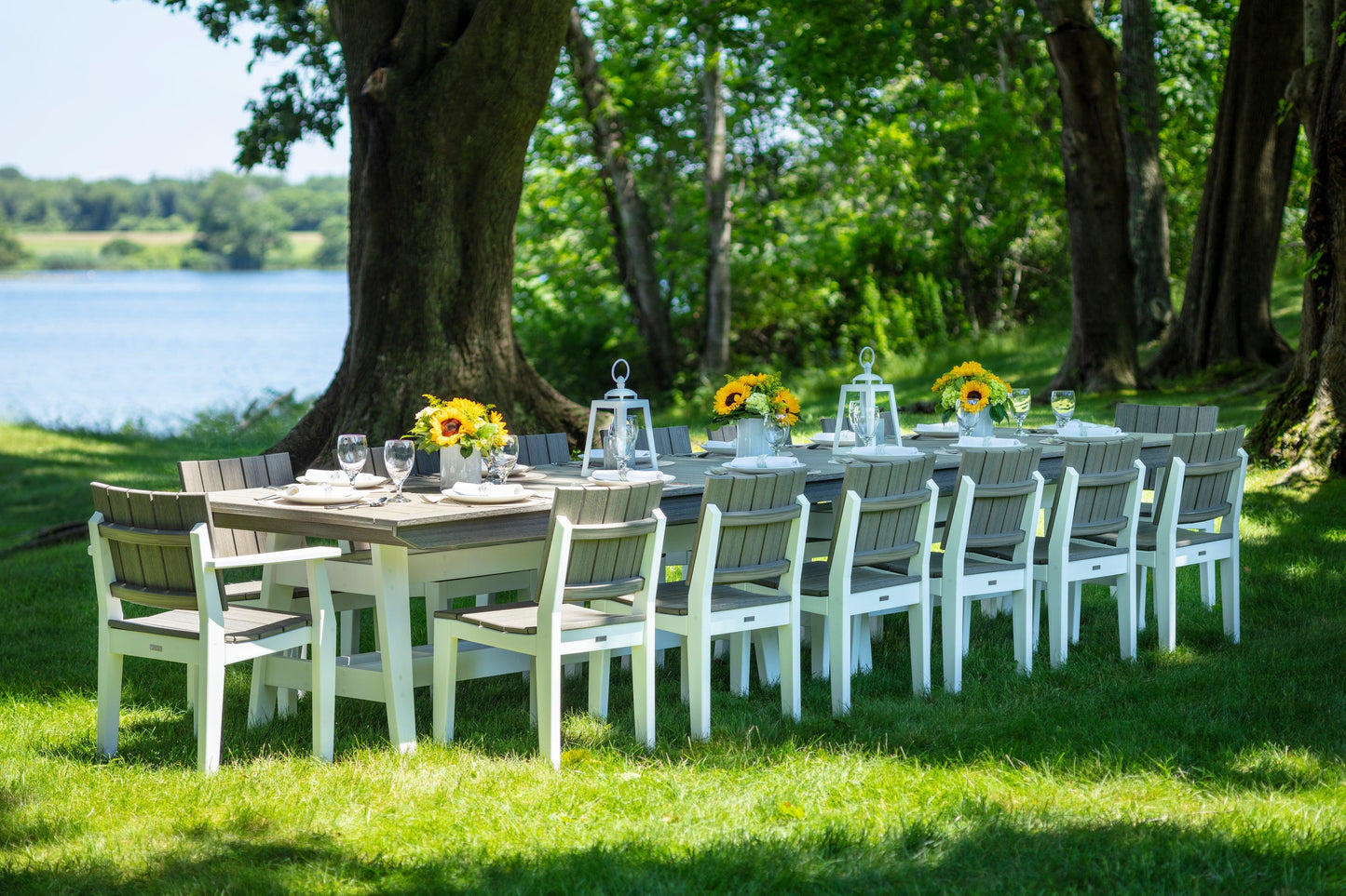 Seaside Casual Recycled Plastic MAD Dining Table 40" x 85" - LEAD TIME TO SHIP 4 TO 6 WEEKS