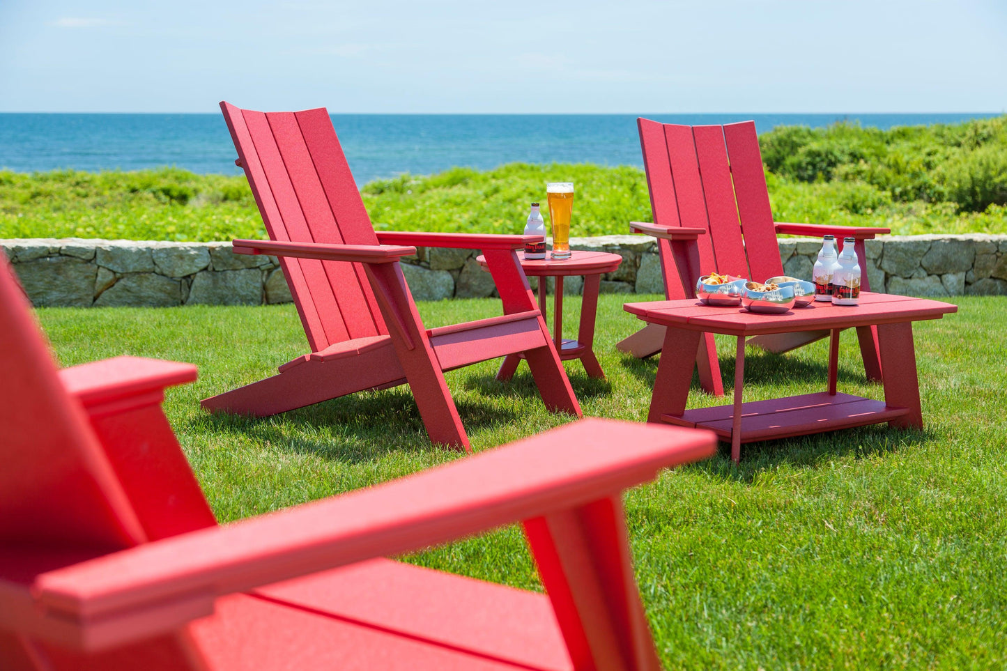 Seaside Casual Recycled Plastic MAD Adirondack - LEAD TIME TO SHIP 2 TO 4 WEEKS