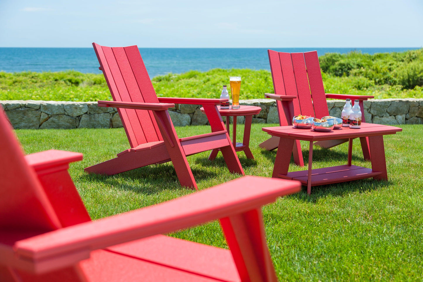Seaside Casual Recycled Plastic Adirondack Coffee Table - LEAD TIME TO SHIP 4 TO 6 WEEKS