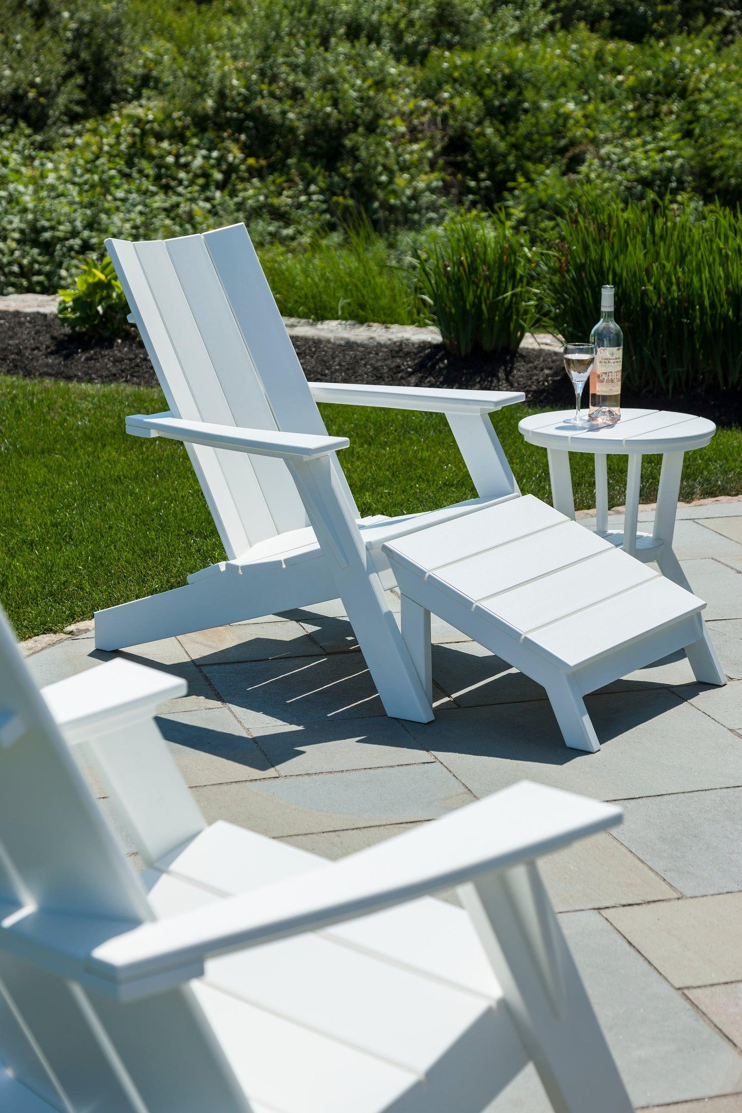Seaside Casual Recycled Plastic MAD Foot Stool - LEAD TIME TO SHIP 2 TO 4 WEEKS