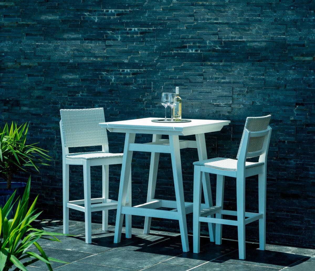 Seaside Casual Recycled Plastic MAD Bar Arm Chair (WOVEN) (BAR HEIGHT) - LEAD TIME TO SHIP 2 TO 4 WEEKS Regular price