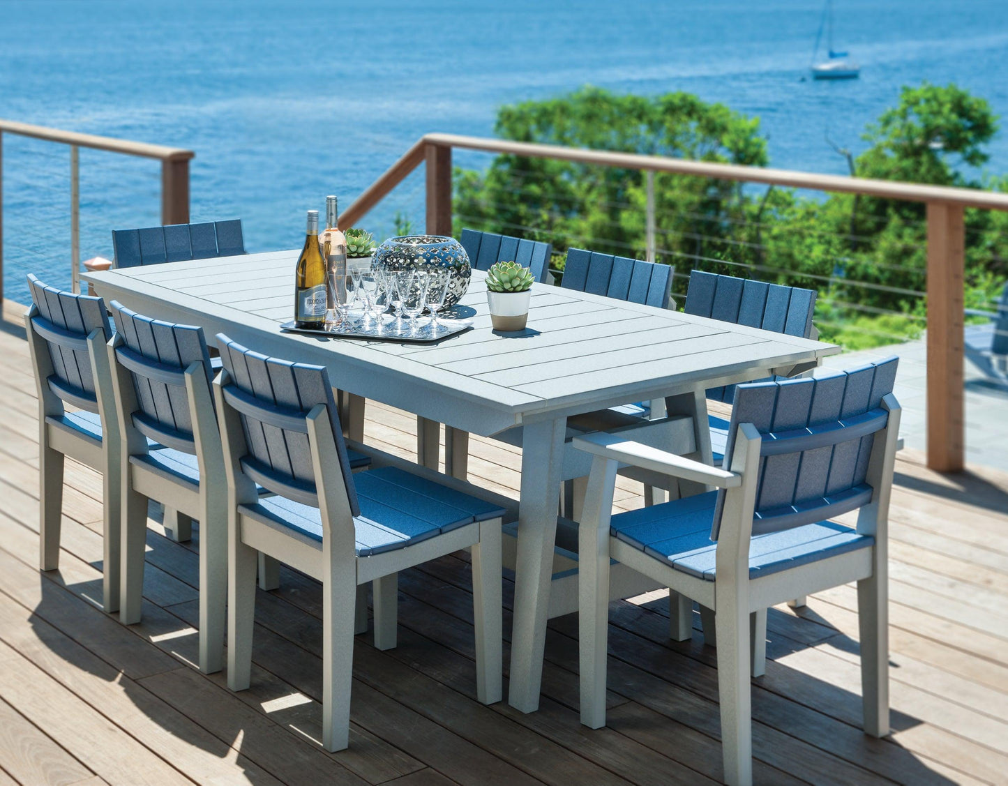Seaside Casual Recycled Plastic MAD Dining Side Chair - LEAD TIME TO SHIP 2 TO 4 WEEKS