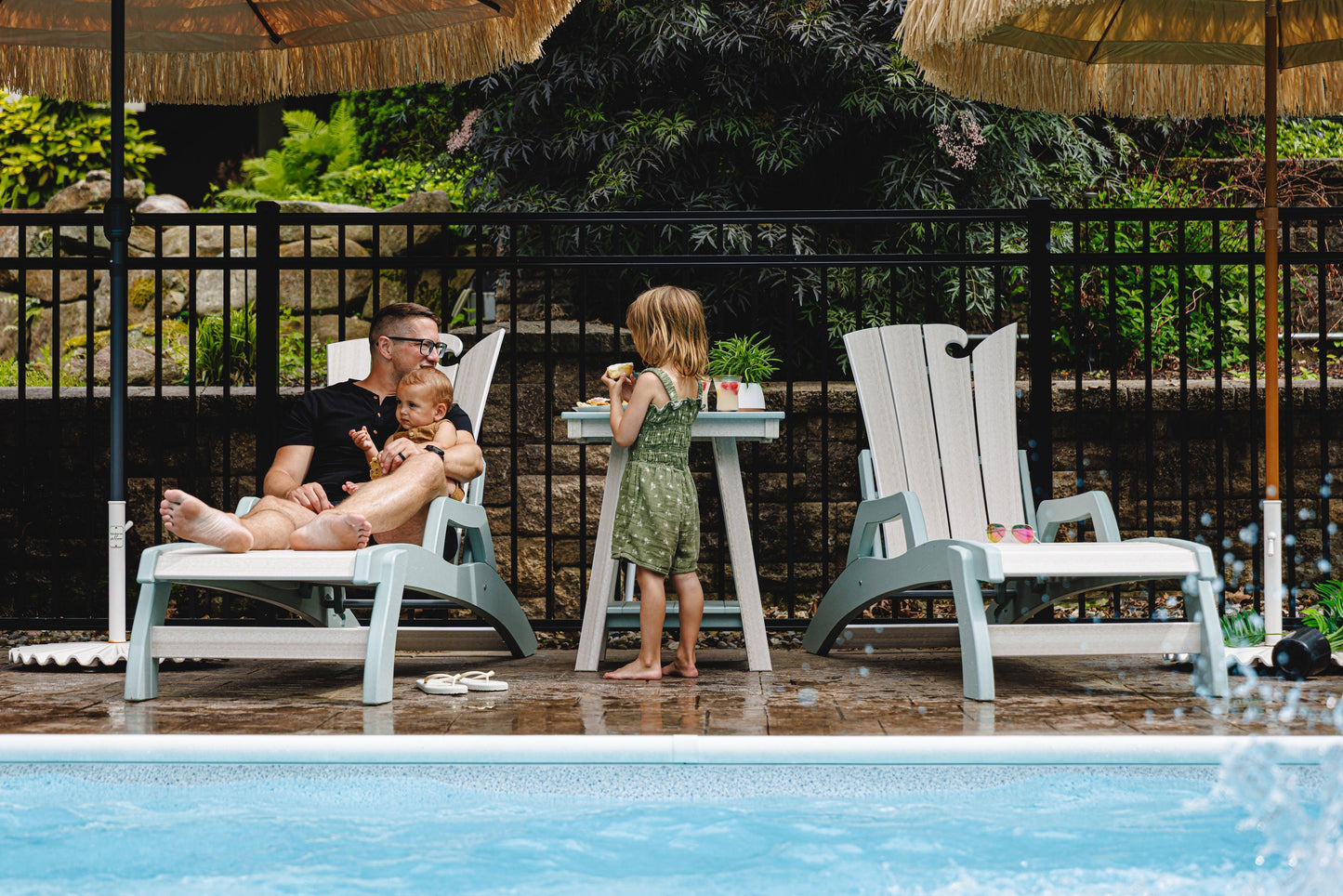 Beaver Dam Outdoor OceanWavz Chaise Lounge - LEAD TIME TO SHIP 6 WEEKS OR LESS