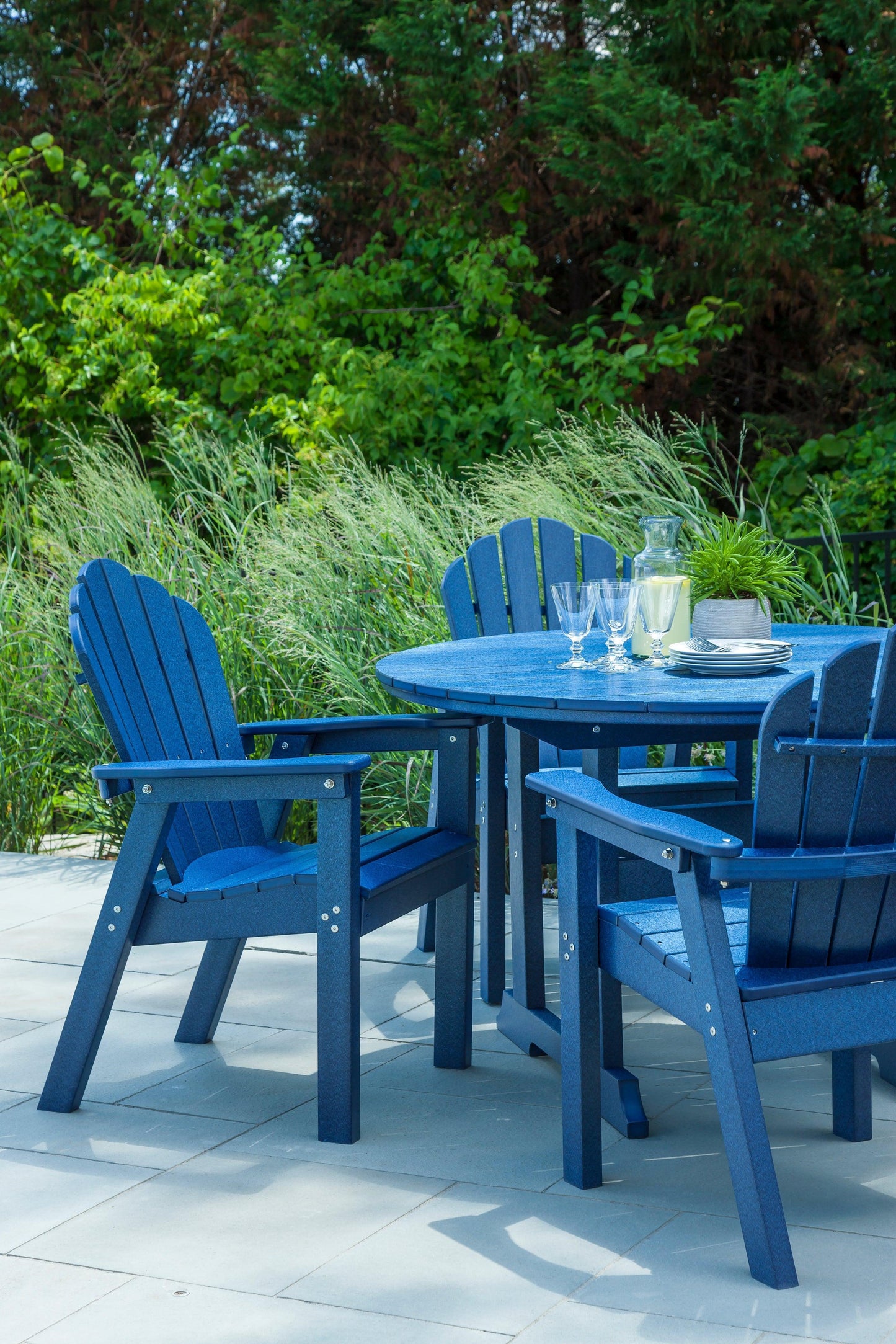 Seaside Casual Recycled Plastic Adirondack Classic Dining Chair - LEAD TIME TO SHIP 2 TO 4 WEEKS