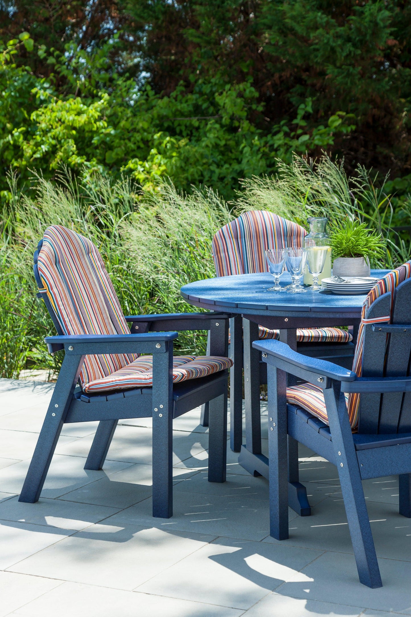 Seaside Casual Recycled Plastic Adirondack Classic Dining Chair - LEAD TIME TO SHIP 2 TO 4 WEEKS