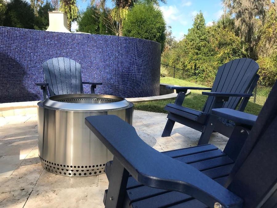 Patio Surplus® Recycled Plastic King Size Folding Adirondack Chair (LIFETIME WARRANTY) - LEAD TIME TO SHIP 2 TO 3 BUSINESS DAYS